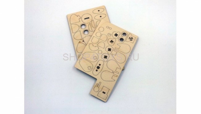 Деревянный 3D конструктор Lemmo Робот Санни (можно использовать как брелок) - 00-76 Деревянный 3D конструктор Lemmo Робот Санни (можно использовать как брелок) - 00-76