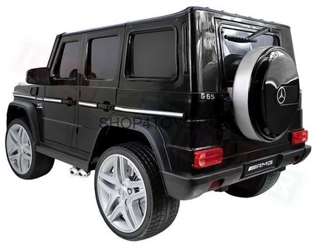 Радиоуправляемый детский электромобиль Mercedes Benz G65 Black 12V 2.4G - G65