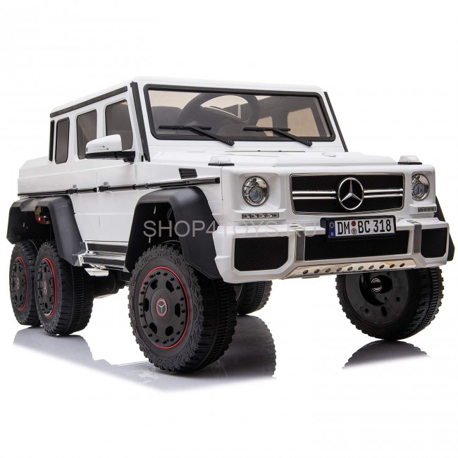 Детский электромобиль Merсedes-Benz G63 AMG White 4WD - DMD-318-WHITE Детский электромобиль Merсedes-Benz G63 AMG White 4WD - DMD-318-WHITE