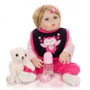 Реборн девочка силиконовая блондинка Анюта Реборн девочка силиконовая блондинка Анюта