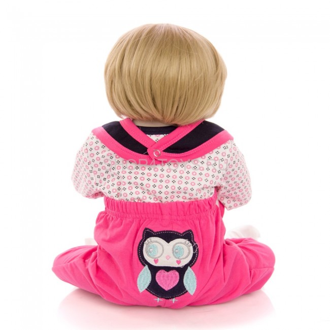 Реборн девочка силиконовая блондинка Анюта