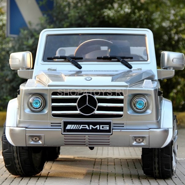Радиоуправляемый электромобиль-джип DMD-G55 Mercedes-Benz AMG Silver 12V 2.4G - DMD-178A-S Радиоуправляемый электромобиль-джип DMD-G55 Mercedes-Benz AMG Silver 12V 2.4G - DMD-178A-S