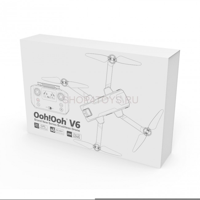 Квадрокоптер MJX V6 2K 5G WIFI RTF - MJX-V6