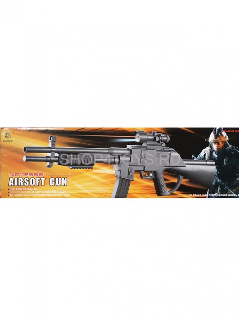 Автомат с лазерным прицелом (79 см, пневматика) - 1338B Автомат с лазерным прицелом (79 см, пневматика) - 1338B