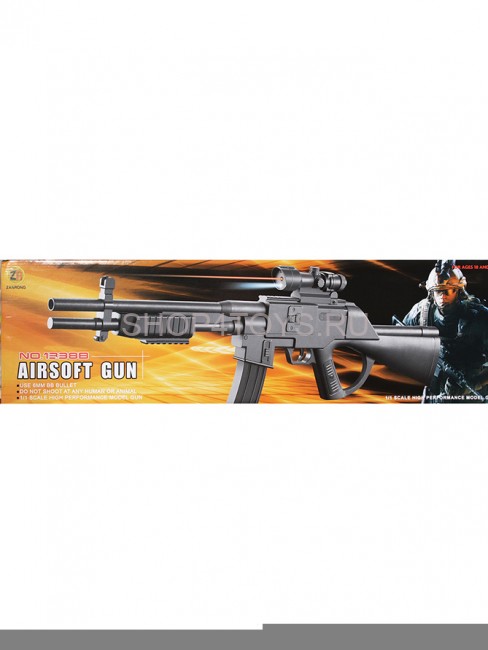 Автомат с лазерным прицелом (79 см, пневматика) - 1338B Автомат с лазерным прицелом (79 см, пневматика) - 1338B