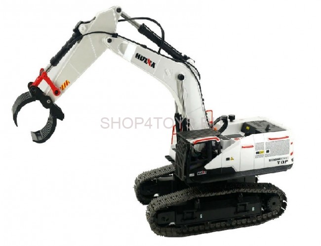 Радиоуправляемый экскаватор белый HUI NA TOYS масштаб 1:14 2.4G - HN1594-WHITE Радиоуправляемый экскаватор белый HUI NA TOYS масштаб 1:14 2.4G - HN1594-WHITE
