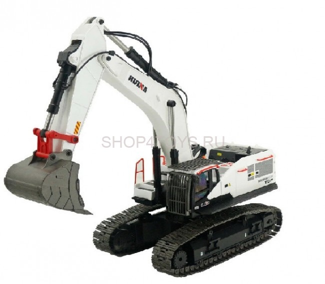 Радиоуправляемый экскаватор белый HUI NA TOYS масштаб 1:14 2.4G - HN1594-WHITE Радиоуправляемый экскаватор белый HUI NA TOYS масштаб 1:14 2.4G - HN1594-WHITE