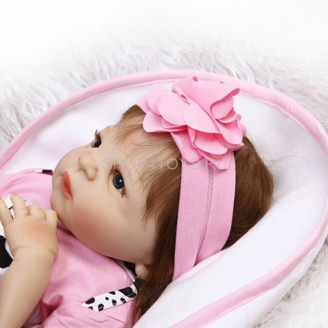 Реборн силиконовая Дашуля