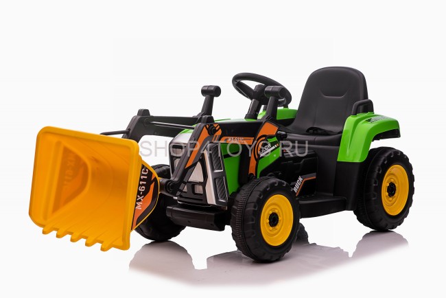 Детский электромобиль XMX трактор с ковшом и прицепом (зеленый, EVA, пульт, 12V) - XMX611U-GREEN Детский электромобиль XMX трактор с ковшом и прицепом (зеленый, EVA, пульт, 12V) - XMX611U-GREEN