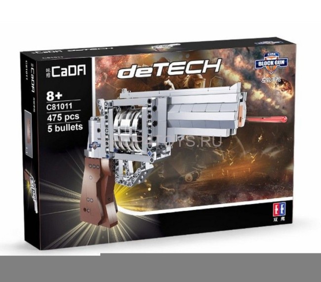 Конструктор Cada deTech револьвер, 475 элементов - C81011W Конструктор Cada deTech револьвер, 475 элементов - C81011W