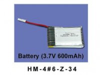 Аккумулятор 3.7V 600mAh Li-Po - HM-4#6-Z-34