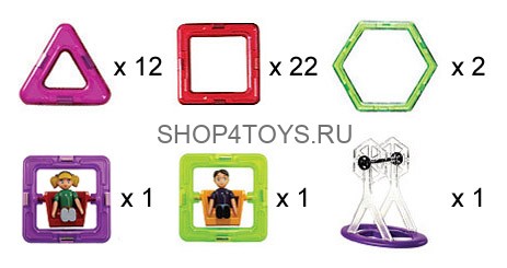 Магнитный 3D конструктор Магникон Карусель MK-46 - MK-46