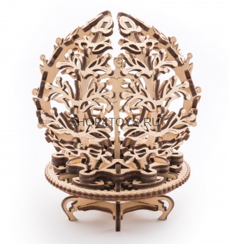 Деревянный 3D конструктор Ugears &quot;Механический цветок&quot; - 70016 ​Ugears давно собирались сотворить модель специально для женской половины. И вот она – самая нежная и романтичная модель коллекции, которая наверняка покорит сердце вашей любимой!