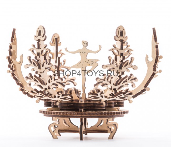 Деревянный 3D конструктор Ugears "Механический цветок" - 70016 Деревянный 3D конструктор Ugears "Механический цветок" - 70016