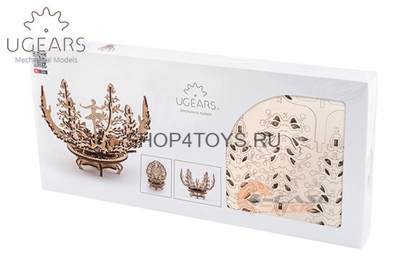 Деревянный 3D конструктор Ugears "Механический цветок" - 70016 Деревянный 3D конструктор Ugears "Механический цветок" - 70016