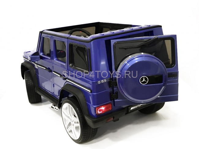 Радиоуправляемый детский электромобиль Mercedes Benz G65 Blue 12V 2.4G - G65