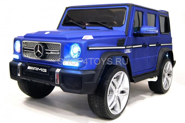 Радиоуправляемый детский электромобиль Mercedes Benz G65 Blue 12V 2.4G - G65