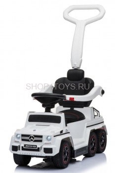 Каталка Mercedes-Benz G63 AMG 6x6 - White - SXZ1838 Каталка Mercedes-Benz G63 AMG 6x6 - White - SXZ1838 - это каталка-электрокар, на которой родители могут кататься вместе с детьми.