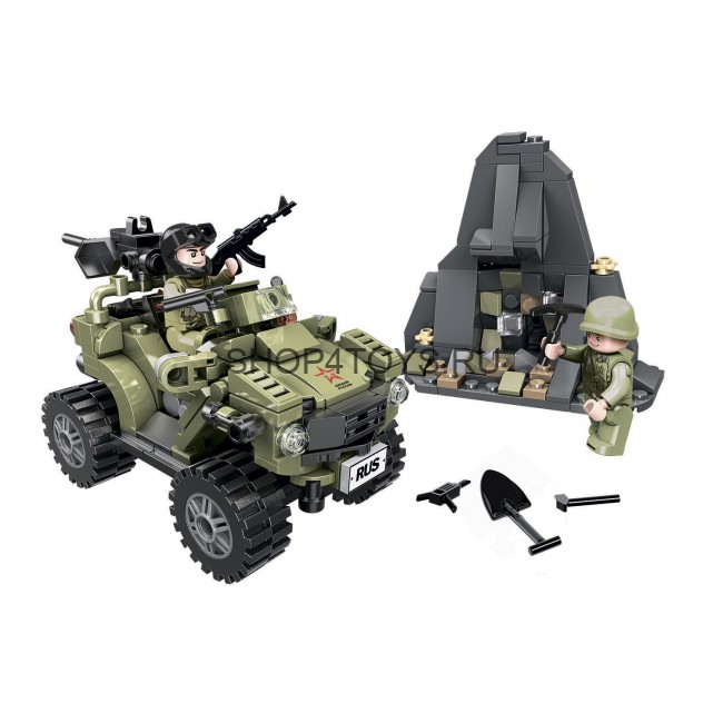 Конструктор Армия России "Военный Квадроцикл" - АР-01003 Конструктор Армия России "Военный Квадроцикл" - АР-01003