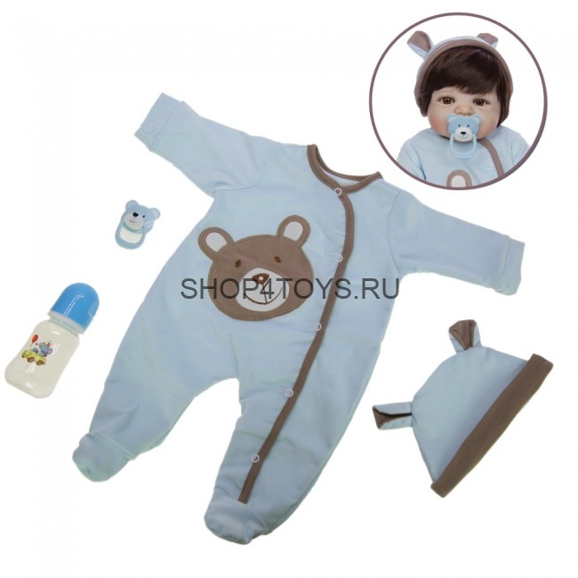 Силиконовый реборн мальчик Андрюша