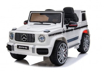 Электромобиль Mercedes-Benz G63 AMG White 12V - BBH-0002-WHITE Электромобиль Mercedes-Benz G63 AMG White 12V - BBH-0002