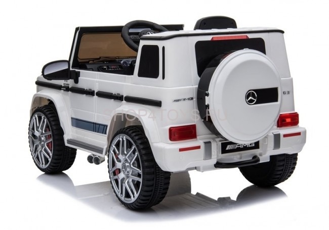 Электромобиль Mercedes-Benz G63 AMG White 12V - BBH-0002-WHITE Электромобиль Mercedes-Benz G63 AMG White 12V - BBH-0002-WHITE