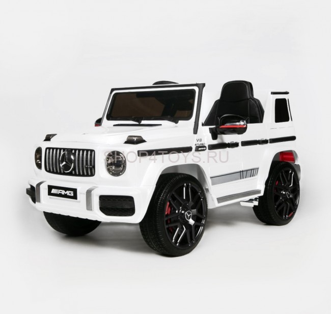 Электромобиль Mercedes-Benz G63 AMG White 12V - BBH-0002-WHITE Электромобиль Mercedes-Benz G63 AMG White 12V - BBH-0002-WHITE