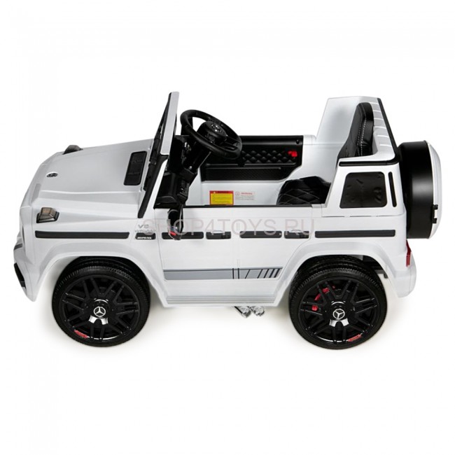 Электромобиль Mercedes-Benz G63 AMG White 12V - BBH-0002-WHITE Электромобиль Mercedes-Benz G63 AMG White 12V - BBH-0002-WHITE