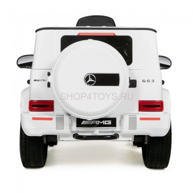 Электромобиль Mercedes-Benz G63 AMG White 12V - BBH-0002-WHITE Электромобиль Mercedes-Benz G63 AMG White 12V - BBH-0002-WHITE