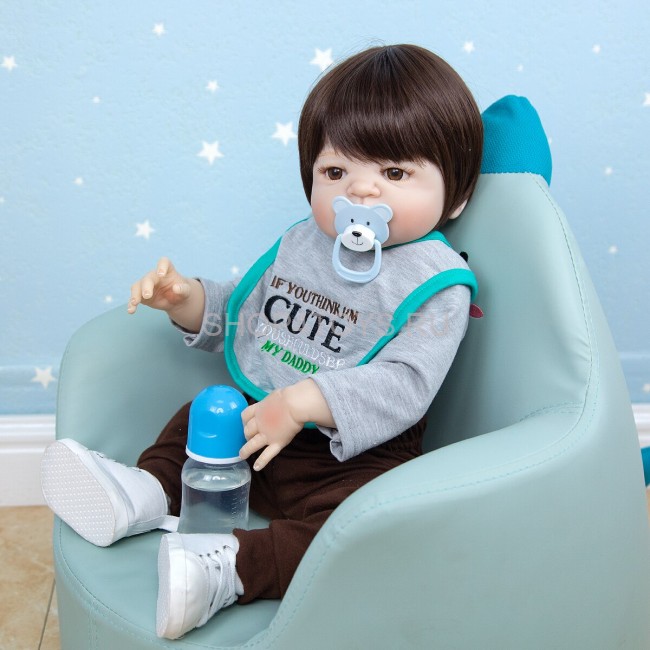 Реборн силиконовый мальчик Олежка