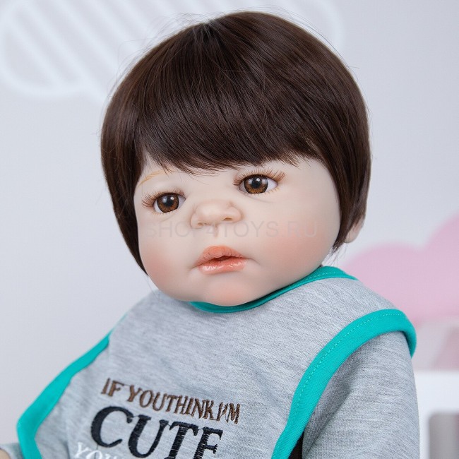 Реборн силиконовый мальчик Олежка