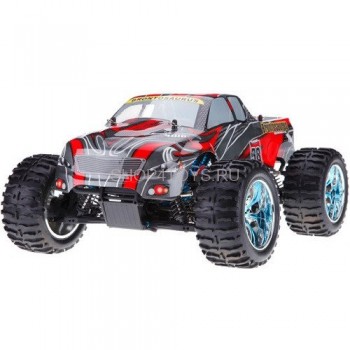 Радиоуправляемый монстр 1/10 Brontosaurus PRO Li-Po RTF - 94111PRO-88030 - 2.4G Радиоуправляемая полноприводная модель внедорожника с бесколекторным электродвигателем, Li-Po аккумулятором и установленным комплектом алюминиевого тюнинга.