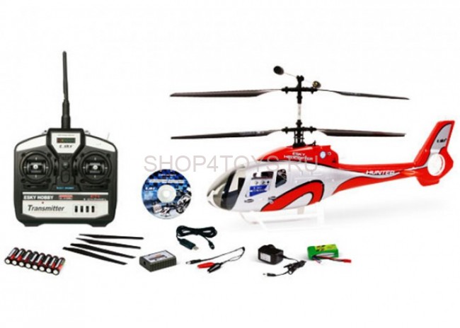 Радиоуправляемый вертолет E-sky EC-130 Hunter 2.4G - 003904 Радиоуправляемый вертолет E-sky EC-130 Hunter 2.4G - 003904