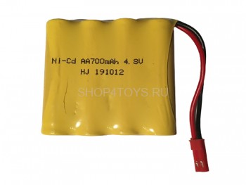 Аккумулятор Ni-Cd 4.8V 700 mAh (разъем JST) - NICD-48F-700-JST Аккумулятор Ni-Cd 4.8V 700 mAh (разъем JST) - NICD-48F-700-JST