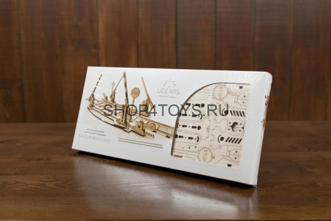 Деревянный 3D конструктор Ugears "Переезд и рельсы" - 70014 Деревянный 3D конструктор Ugears "Переезд и рельсы" - 70014