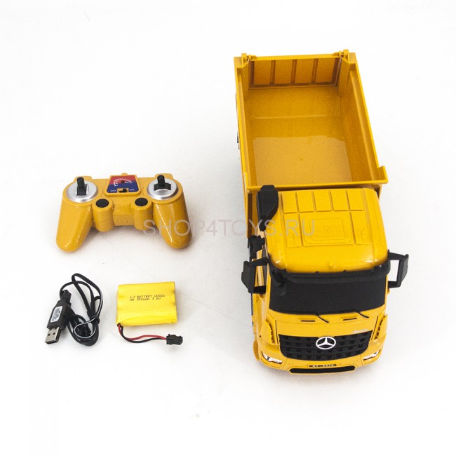Радиоуправляемая машина самосвал Mercedes-Benz Actros 1:26 2.4G - E570-003 Радиоуправляемая машина самосвал Mercedes-Benz Actros 1:26 2.4G - E570-003