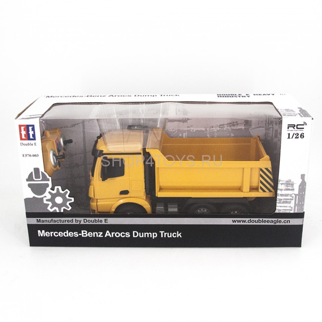 Радиоуправляемая машина самосвал Mercedes-Benz Actros 1:26 2.4G - E570-003 Радиоуправляемая машина самосвал Mercedes-Benz Actros 1:26 2.4G - E570-003