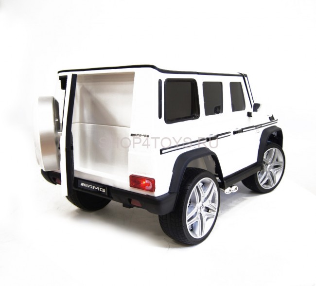 Радиоуправляемый детский электромобиль Mercedes Benz G65 White 12V 2.4G - G65