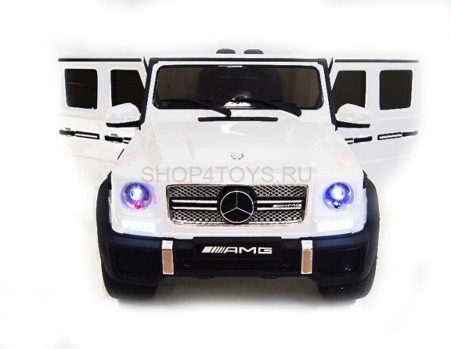 Радиоуправляемый детский электромобиль Mercedes Benz G65 White 12V 2.4G - G65