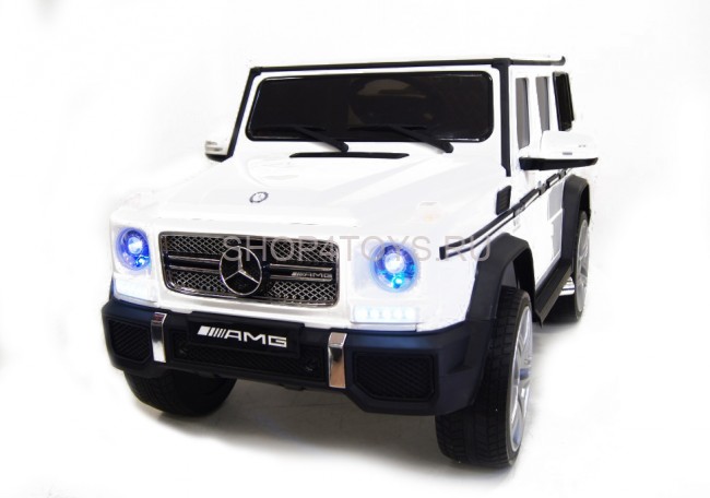 Радиоуправляемый детский электромобиль Mercedes Benz G65 White 12V 2.4G - G65