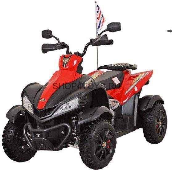 Детский электроквадроцикл Dongma ATV Red 12V с кожаным сиденьем - DMD-268A-LUX Детский электроквадроцикл Dongma ATV Red 12V с кожаным сиденьем - DMD-268A-LUX