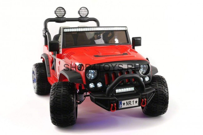 Электромобиль Jeep Wrangler Red 2WD - SX1718-S