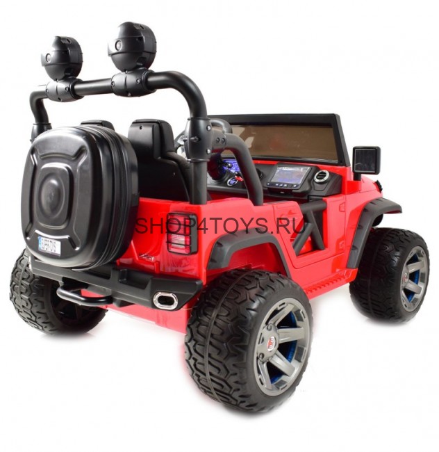 Электромобиль Jeep Wrangler Red 2WD - SX1718-S