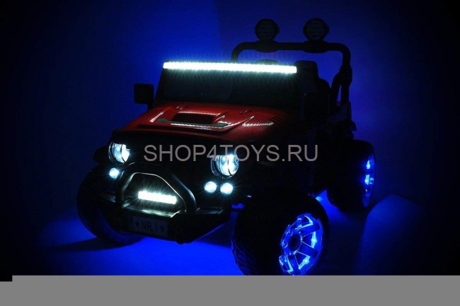 Электромобиль Jeep Wrangler Red 2WD - SX1718-S