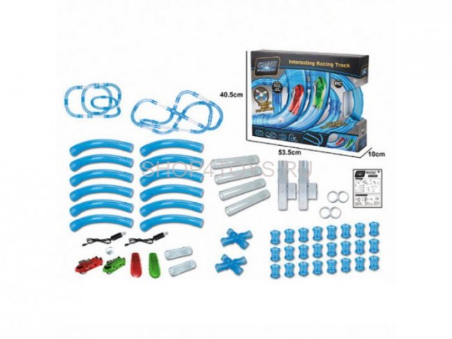 Радиуоправляемый гоночный трек в трубе (светится в темноте) - 022-5