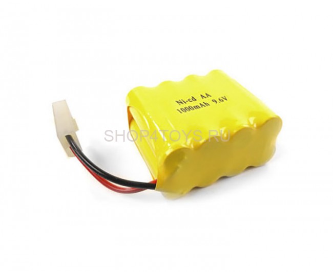 Аккумулятор Ni-Cd 9.6V 1000 mAh (форма ROW, разъем TAMIYA) - NICD-96R-1000-TAMIYA Аккумулятор Ni-Cd 9.6V 1000 mAh (форма ROW, разъем TAMIYA) - NICD-96R-1000-TAMIYA