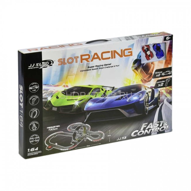 Гоночный автотрек JJ Slot Ралли (длина трека 730 см, от сети, 1:64) - JJ113-2 Гоночный автотрек JJ Slot Ралли (длина трека 730 см, от сети, 1:64) - JJ113-2