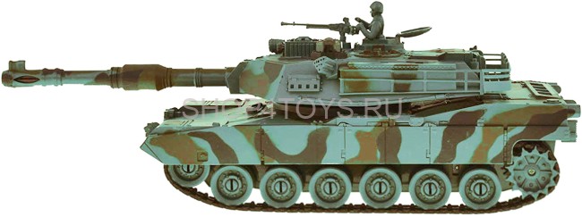Радиоуправляемый танковый бой (Abrams M1A2PK США + GERMAN TIGER Германия) 2.4GHz - ZG-99823