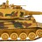 Радиоуправляемый танковый бой (Abrams M1A2PK США + GERMAN TIGER Германия) 2.4GHz - ZG-99823