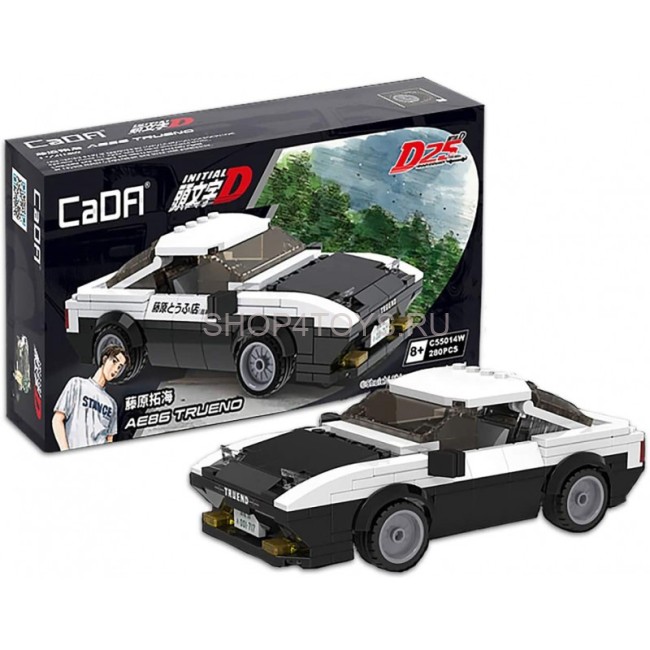 Конструктор CADA автомобиль AE86 Trueno, 280 элементов - C55014W Конструктор CADA автомобиль AE86 Trueno, 280 элементов - C55014W